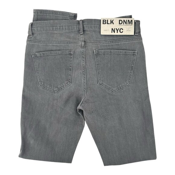 BLK DNM NYC Womens Button Fly Straight Jeans 26x30 Size 2 Gray Denim NEW - Picture 6 of 10